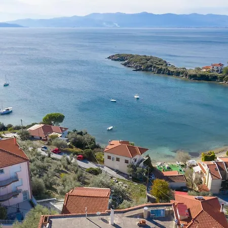 Villa Alpha Sea View With Pool Volos