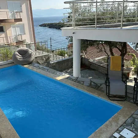 Villa Alpha Sea View With Pool Volos