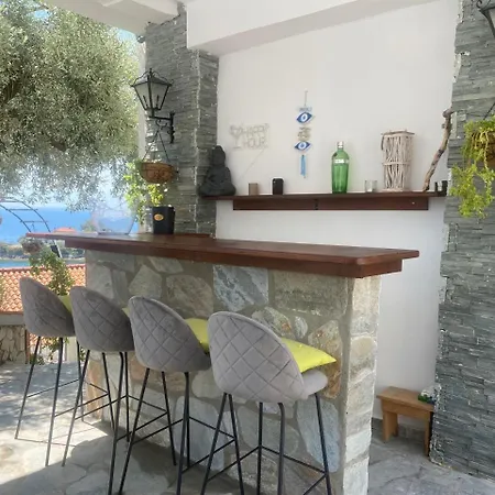 Alpha Sea View With Pool Villa Volos