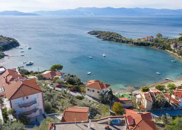Villa Alpha Sea View With Pool Volos